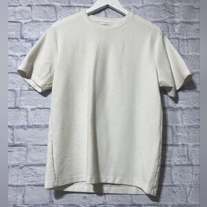 Denim & Flower Cream Short Sleeve Tee